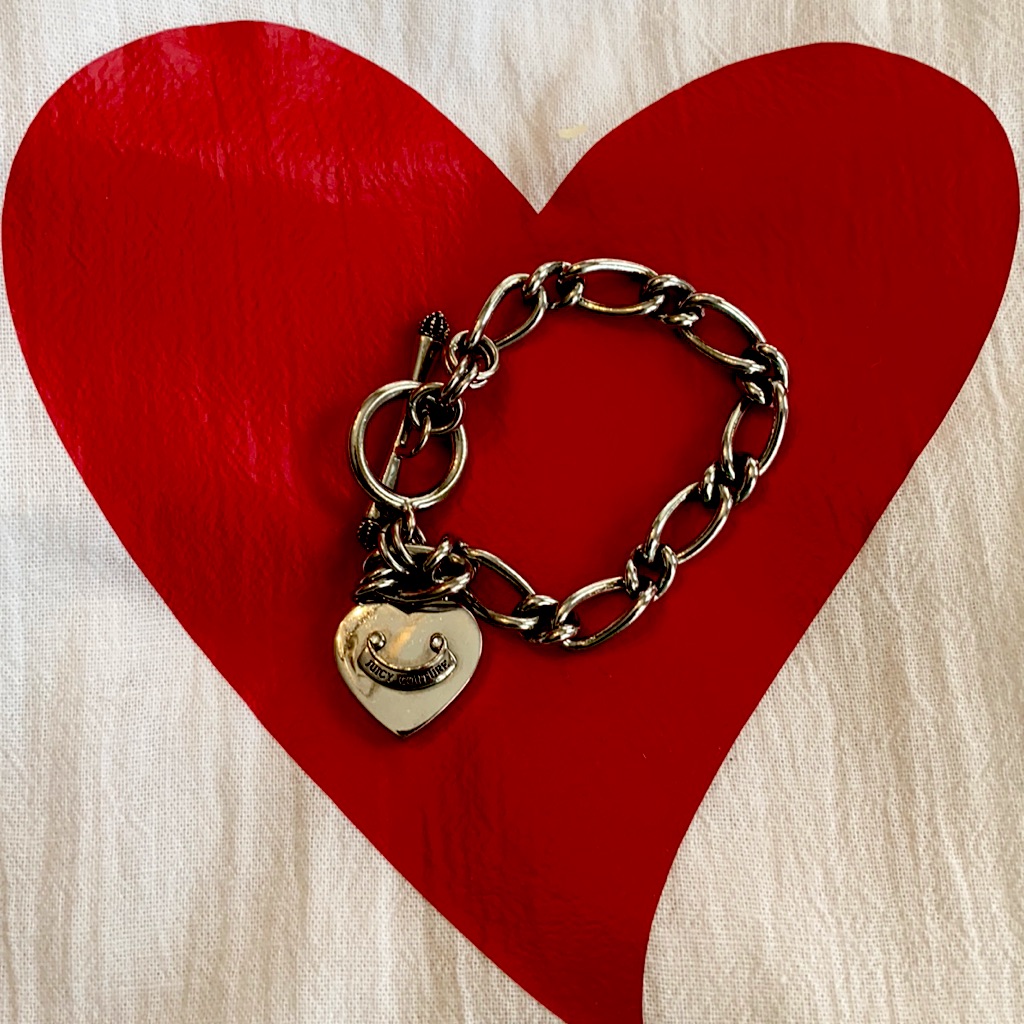Juicy Couture Silver Charm Bracelet 25$